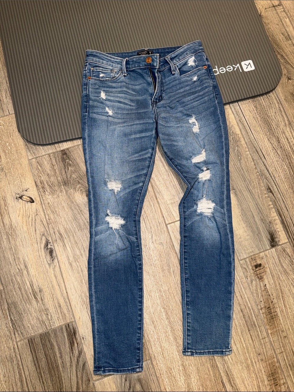 Abercrombie & Fitch Women’s Skinny Jeans - Blue Denim
